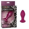 Plug anal vibrador - Power Gem Vibrating Crystal Probe - California Exotics