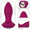 Plug anal vibrador - Power Gem Vibrating Crystal Probe - California Exotics