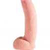 DILDO REALISTA- KING COCK Plus 3D 10″(25 cm) Cock With Balls - PIPEDREAM