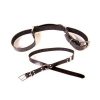 CINTURON DE RESTRICCION - LEATHER BONDAGE BELT - ASLAN